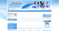 Desktop Screenshot of domovni-videotelefony.cz